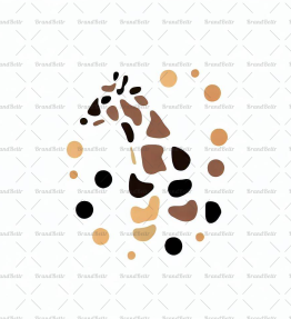 Abstrakte Giraffenflecken